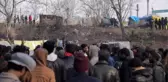Sınıra yüklenen sığınmacılara Yunanistan'dan gazla müdahale (5)