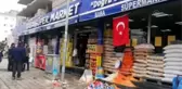 Molotofkokteyli atılan iş yerinde yangın çıktı