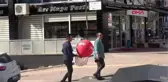 MERSİN Koronavirüs balonları ile 'evde kal' uyarısı