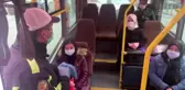 Zeytinburnu'nda polisten minibüslerde Kovid-19 denetimi