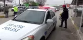 Polis araçları korona virüse karşı dezenfekte edildi