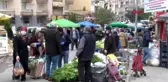 Samsun'da mesire, park ve sahiller bomboş, pazar yeri hareketli