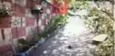 Otomobil bahçeye düştü, sürücüsü böyle kurtarıldı... Ev sahibi: 