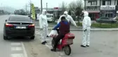 Bir mahalledeki sokak koronavirüs tedbirleri kapsamında karantinaya alındı