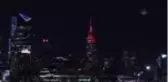 Empire State Binası sağlık çalışanlarına destek için ışıklandırıldı - NEW