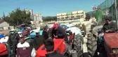 ADANA Kozan'da köylüler traktörlerle ilçeyi dezenfekte etti