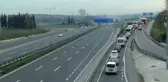 Kocaeli-İstanbul sınırında kilometrelerce araç kuyruğu oluştu