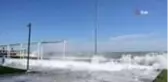 Marmara'da dev dalgalar...Dalgaların boyu 30 metreye ulaştı