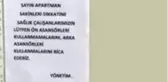 Sağlık çalışanlarının ayrımcılık yapan site yönetimine verdiği cevap takdir topladı