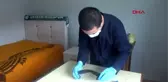 RİZE Evinde sağlıkçılara siperlik maske üretiyor