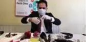 Gönüllü gençler ürettikleri siperlikli maskeleri polislere dağıtılacak