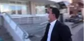 Zabıtalardan polislere marşlı kutlama