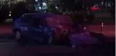 İzmir'de iki otomobil çarpıştı 1 ölü, 2 yaralı