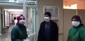 Afyonkarahisar'da Korona virüsü yenen hasta alkışlarla taburcu edildi