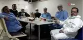 Vatandaşlardan sağlık çalışanlarına ev yemeği ikramı