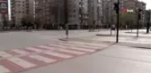 Konya'da sokağa çıkma kısıtlaması sonrası sokaklar boş kaldı