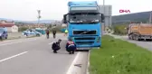 BOLU Kaza yapan araçların çarptığı yaya yaralandı