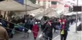 KÜÇÜKÇEKMECE SEMT PAZARINDA MAHŞERİ KALABALIK