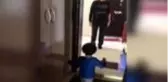 Korona virüs hastalarıyla ilgilenen doktorun çocuğuna sarılamadığı anlar yürek burktu