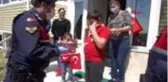TEKİRDAĞ Jandarma, otizmli Serhat'ın bayramını pasta ile kutladı