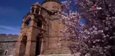 Ziyaretçisiz kalan 'Akdamar Adası' badem çiçekleri ile sessiz bir şölen sunuyor