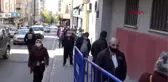 AVCILAR'DA PTT ÖNÜNDEKİ KUYRUK 3 CADDEYE UZANDI