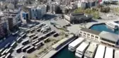 Sessizliğe bürünen Kadıköy Meydanı havadan görüntülendi