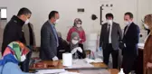 Şemdinlili kadınlar maske üretimine başladı
