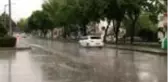 Akşam saatlerinde başlayan sağanak etkili oldu
