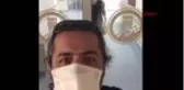 Eşini iyileştiren sağlık çalışanları için türkü söyledi