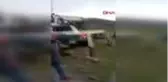 Kars'ta definecilerin kazdığı kuyuya düşen boğa vinçle çıkarıldı