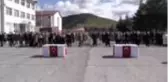 Bitlis'te şehit olan iki asker için tören