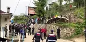 Rize'de arazi anlaşmazlığı nedeniyle silahla vurularak öldürülen 3 kişi toprağa verildi