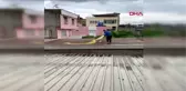ADANA Uçurtmayı almak için çıktığı çatı çökünce 5 metreden düştü