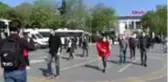 DOLMABAHÇE'DE SOSYAL MESAFELİ DENİZ GEZMİŞ ANMASI