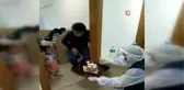 Karantinada bulunan 3 yaşındaki Elif Naz'a sürpriz doğum günü