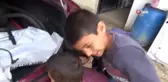 Otomobilinin bagajından gelen gizemli sesin kaynağı kuş yavruları çıktı
