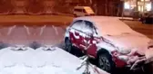 Ardahan'a Mayıs ayında lapa lapa kar yağdı