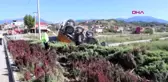 DENİZLİ Tarlaya devrilen TIR'ın şoförü yaralandı