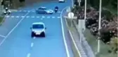 Antalya'da korkunç kaza...Havada taklalar atıp metrelerce ileri uçtu