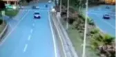 Antalya'da motosiklet sürücüsünün yaralandığı kazanın kamera görüntüleri ortaya çıktı