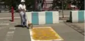 Gercüş polisi, yaya çizgilerini yeniledi