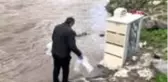 Kars Çayı taştı, su bidonları boş kaldı