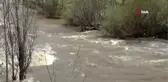 Kars Çayı yağmur ve karın erimesiyle taştı