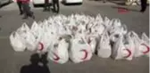 BATMAN Bisikletli 'Kızılay' gönüllülerinden evlere servis
