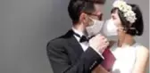 Nikah kıyılırken heyecanlanan ünlü oyuncu Serkan Şenalp adını yanlış söyledi