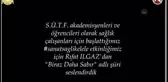 Sanatçılar ile tıp öğrencileri, sağlık çalışanlarının mücadelesine 