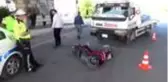 Hafif ticari araç elektrikli motosiklet çarpıştı: 1 yaralı