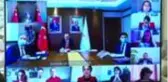Cumhurbaşkanı Erdoğan, gençler ve sporcularla video konferans yöntemiyle görüştü (3)