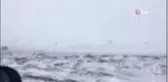 Kardan kapanan yollarda mahsur kalan vatandaşlar kurtarıldı